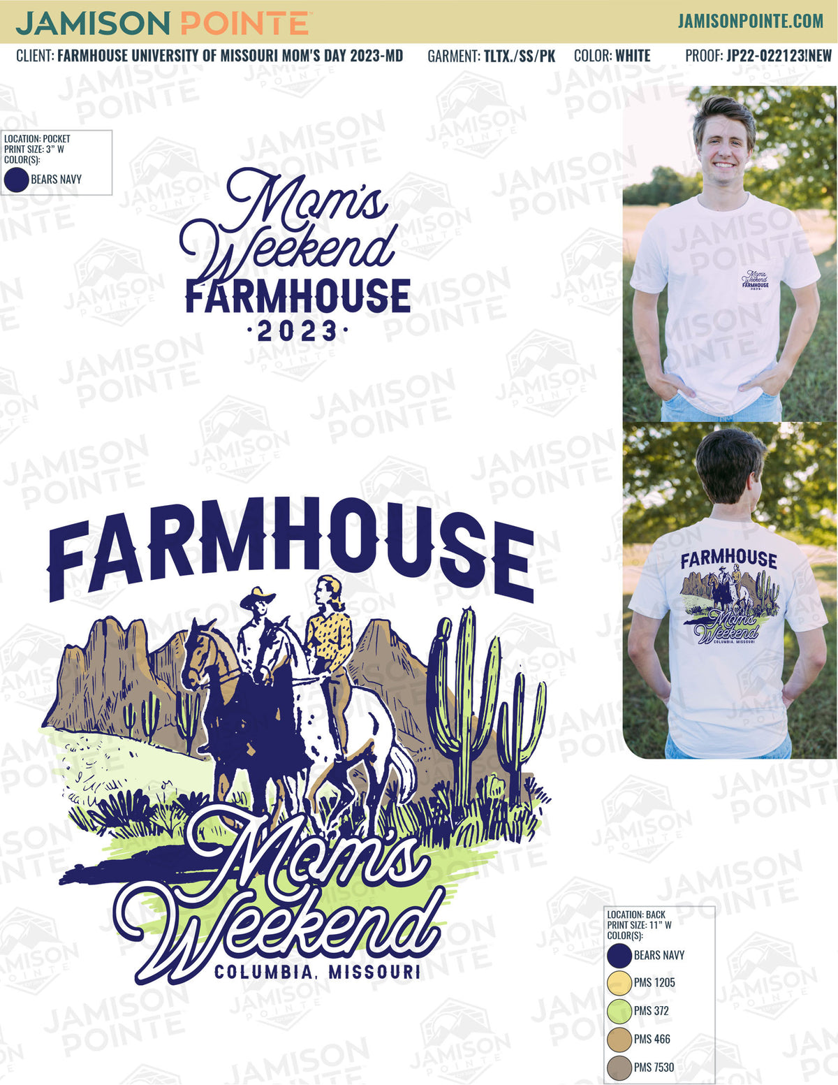 FarmHouse University of Missouri Mom&#39;s Day T-Shirt