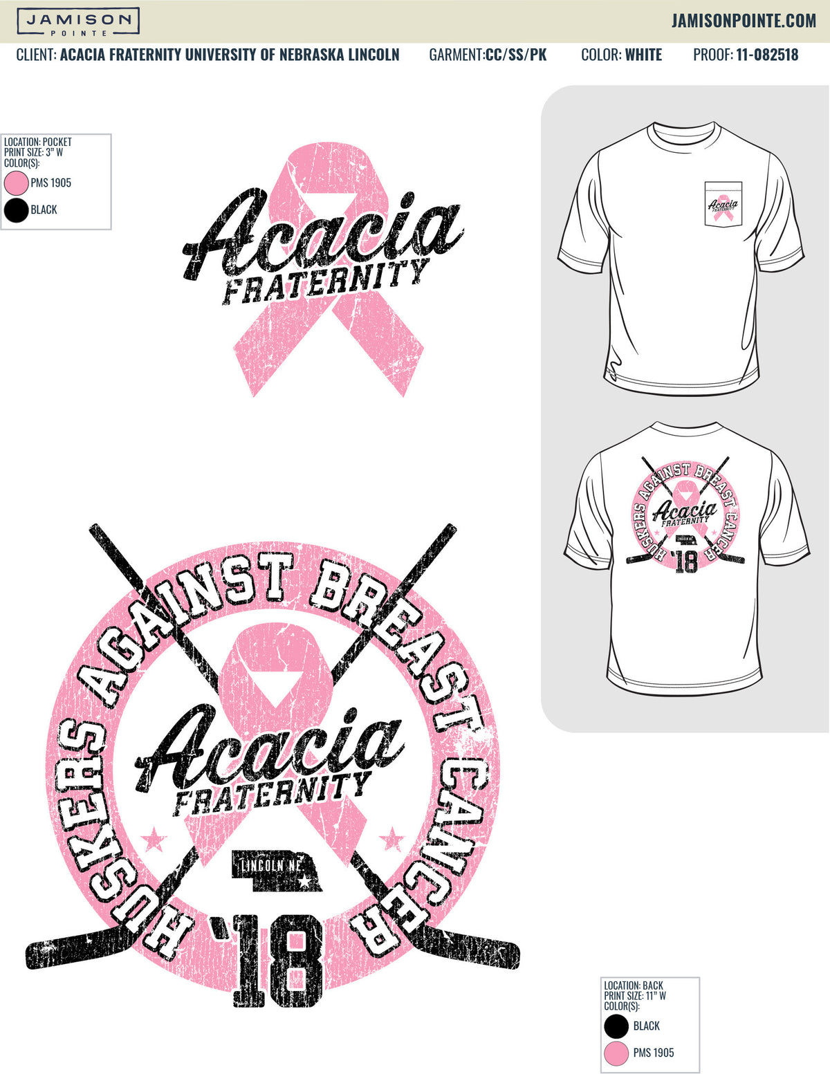 Acacia Fraternity University of Nebraska T-Shirt