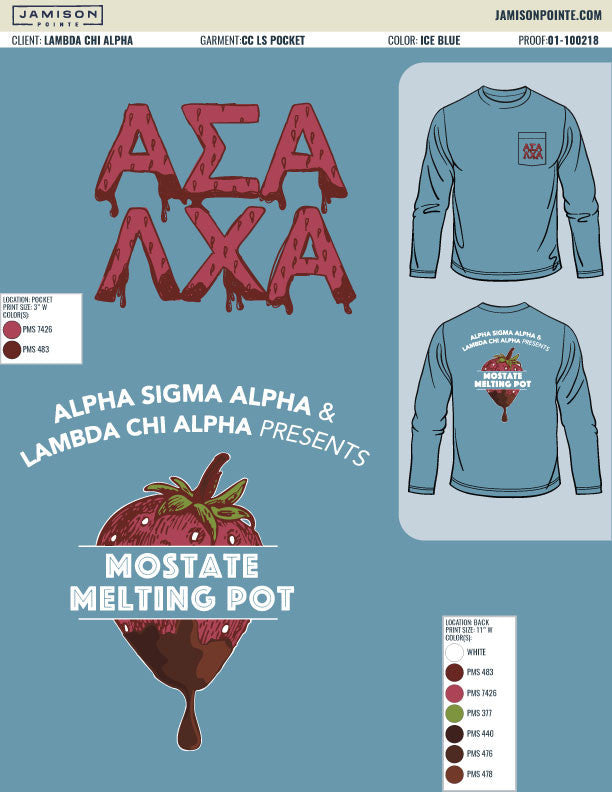 Lambda Chi Alpha Missouri State University Melting Pot T-Shirt