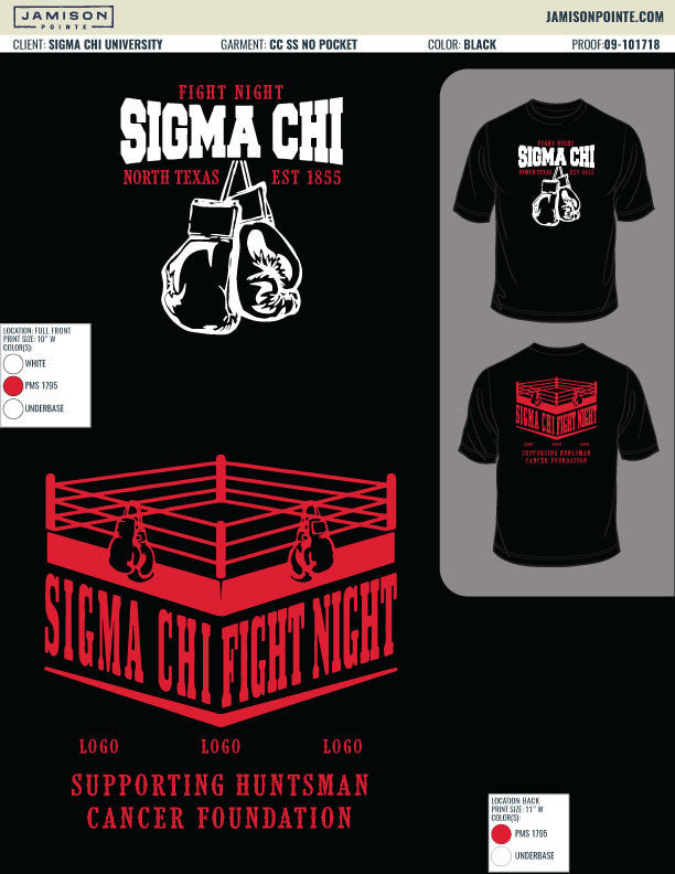 Sigma Chi University of North Texas Philanthropy T-Shirt