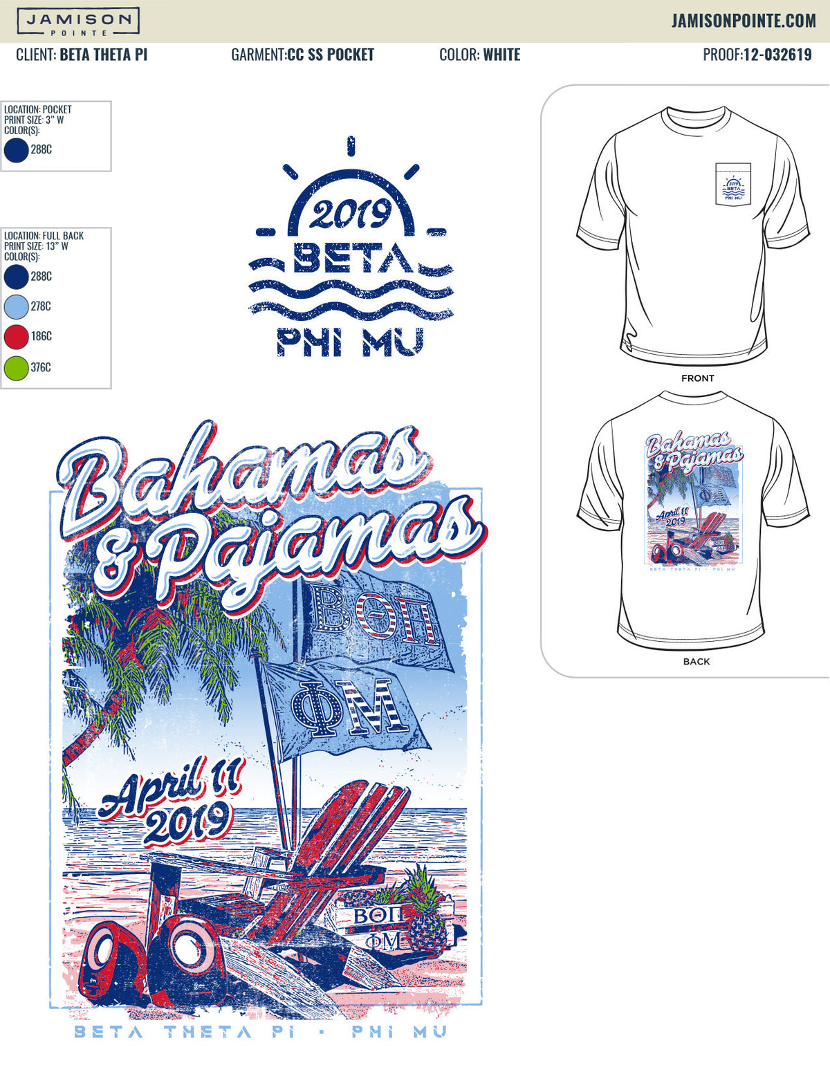 Beta Theta Pi Georgia Tech Philanthropy T-Shirt