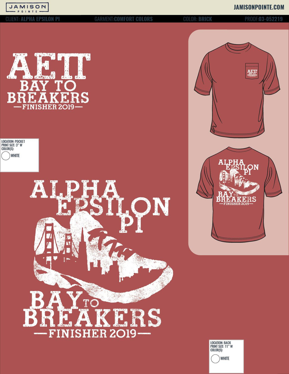 Alpha Epsilon Pi Stanford University 12K T-Shirt