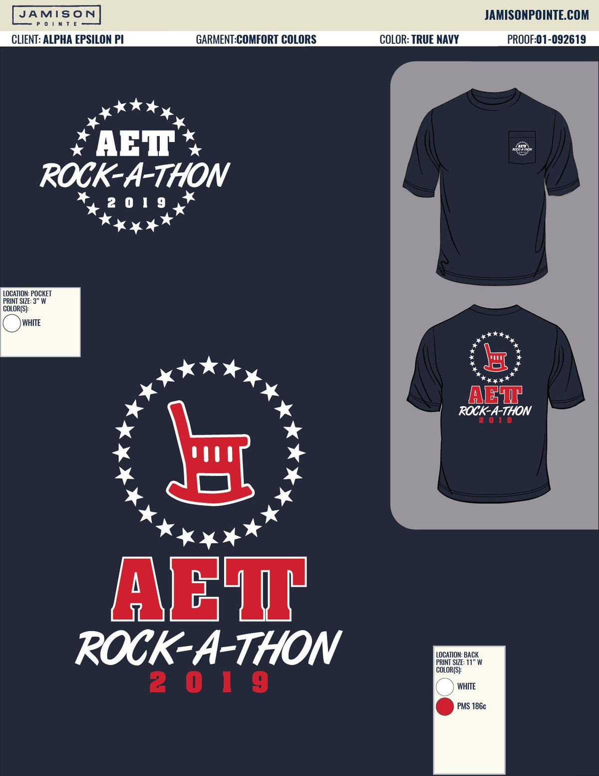Alpha Epsilon Pi University of Kansas Philanthropy T-Shirt