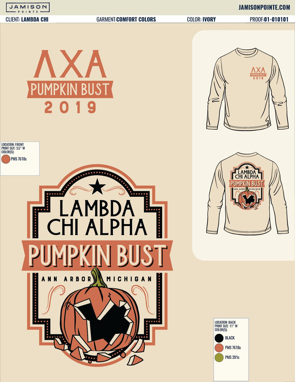 Lambda Chi Alpha University of Michigan Philanthropy T-Shirt