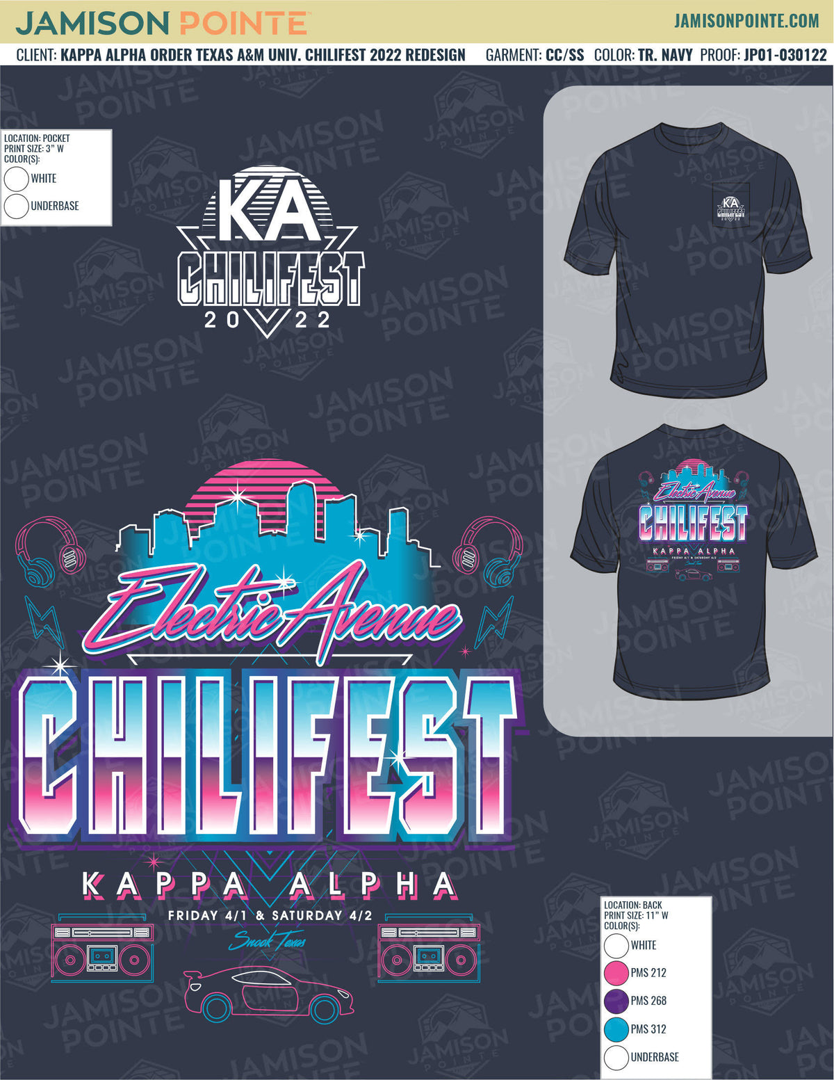 Kappa Alpha Order Texas A&M University ChiliFest T-Shirt