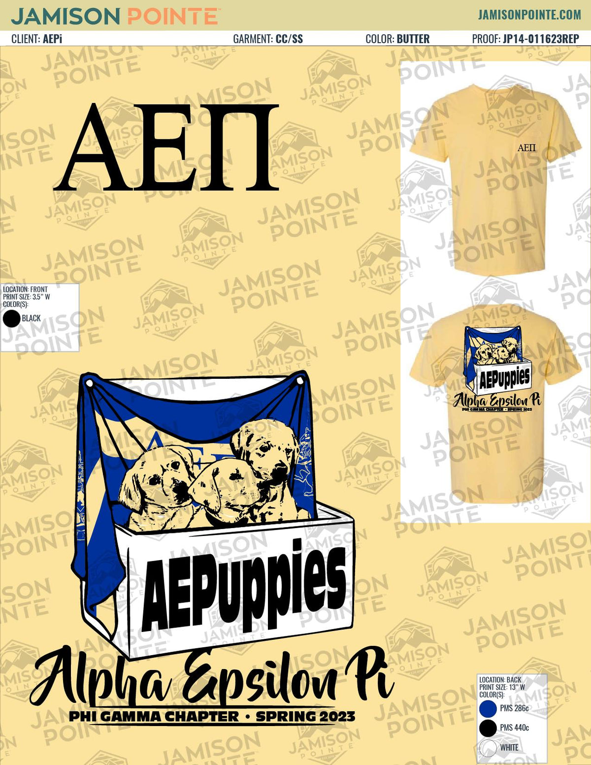 Alpha Epsilon Pi University of Florida AEPuppies T-Shirt