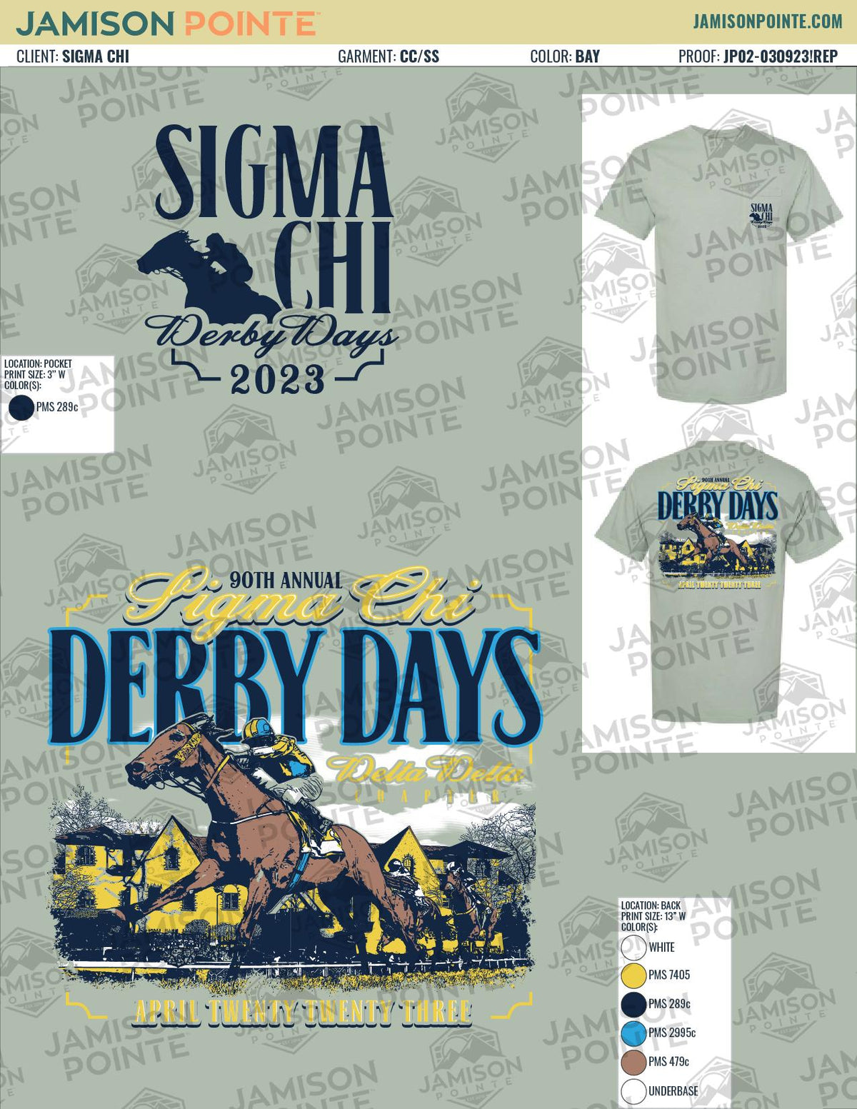 Sigma Chi Purdue University Derby Days T-Shirt