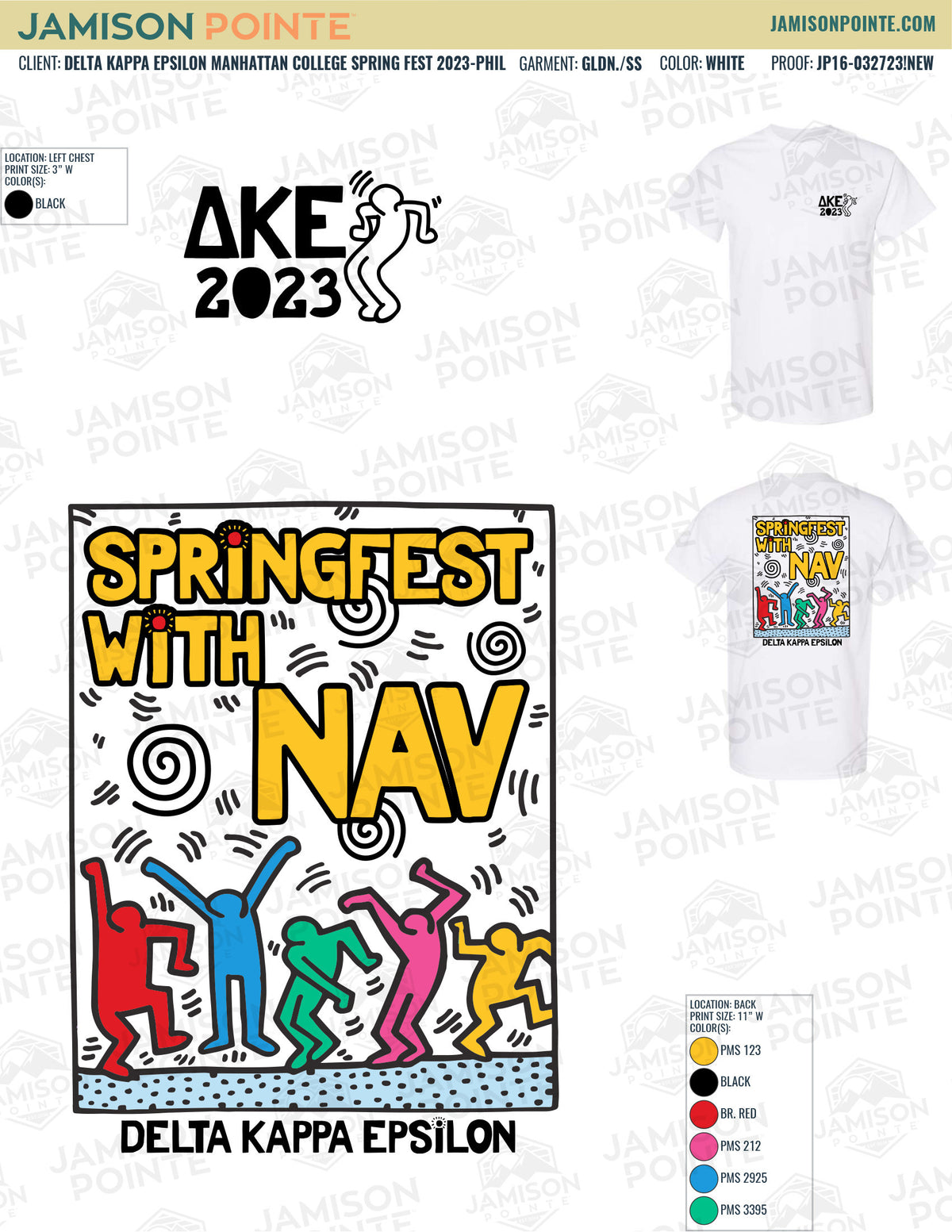 Delta Kappa Epsilon Manhattan College Spring Fest T-Shirt