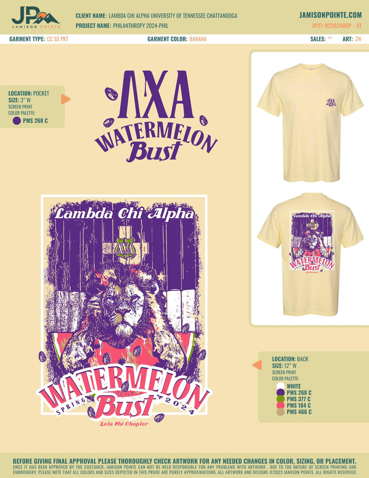 Lambda Chi Alpha University of Tennessee Chattanooga T-Shirt