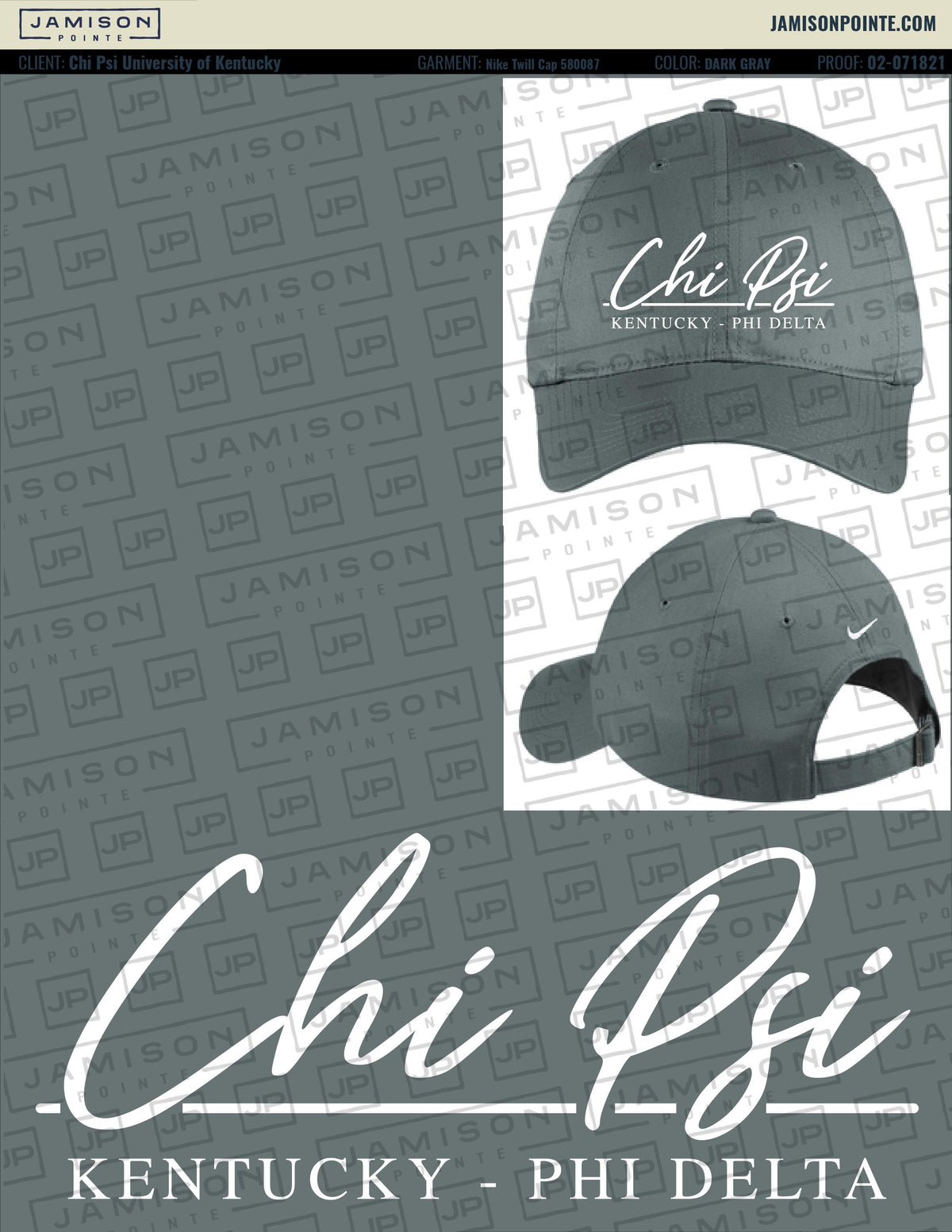 Chi Psi University of Kentucky Hats