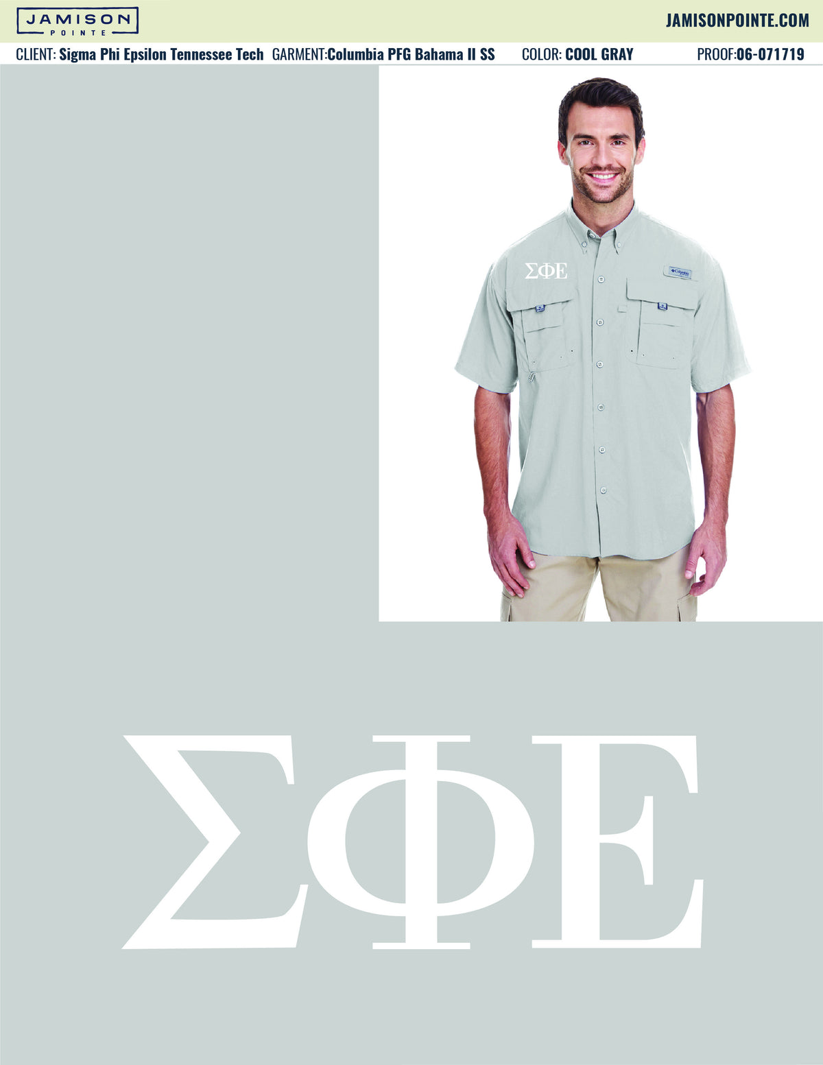 Sigma Phi Epsilon Tennessee Tech PFGs T-Shirt