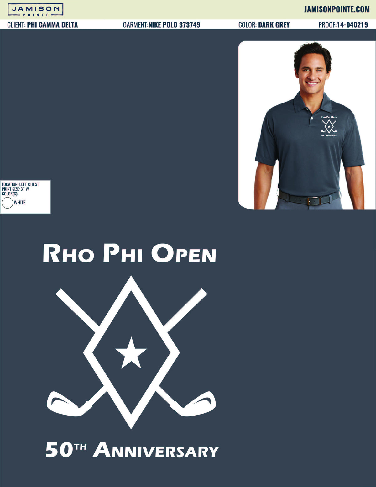 Phi Gamma Delta Rose-Hulman Institute of Technology Golf Polos
