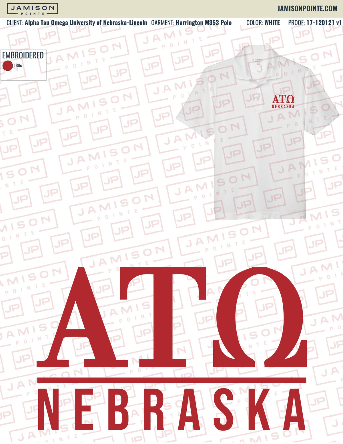 Alpha Tau Omega University of Nebraska-Lincoln Polos