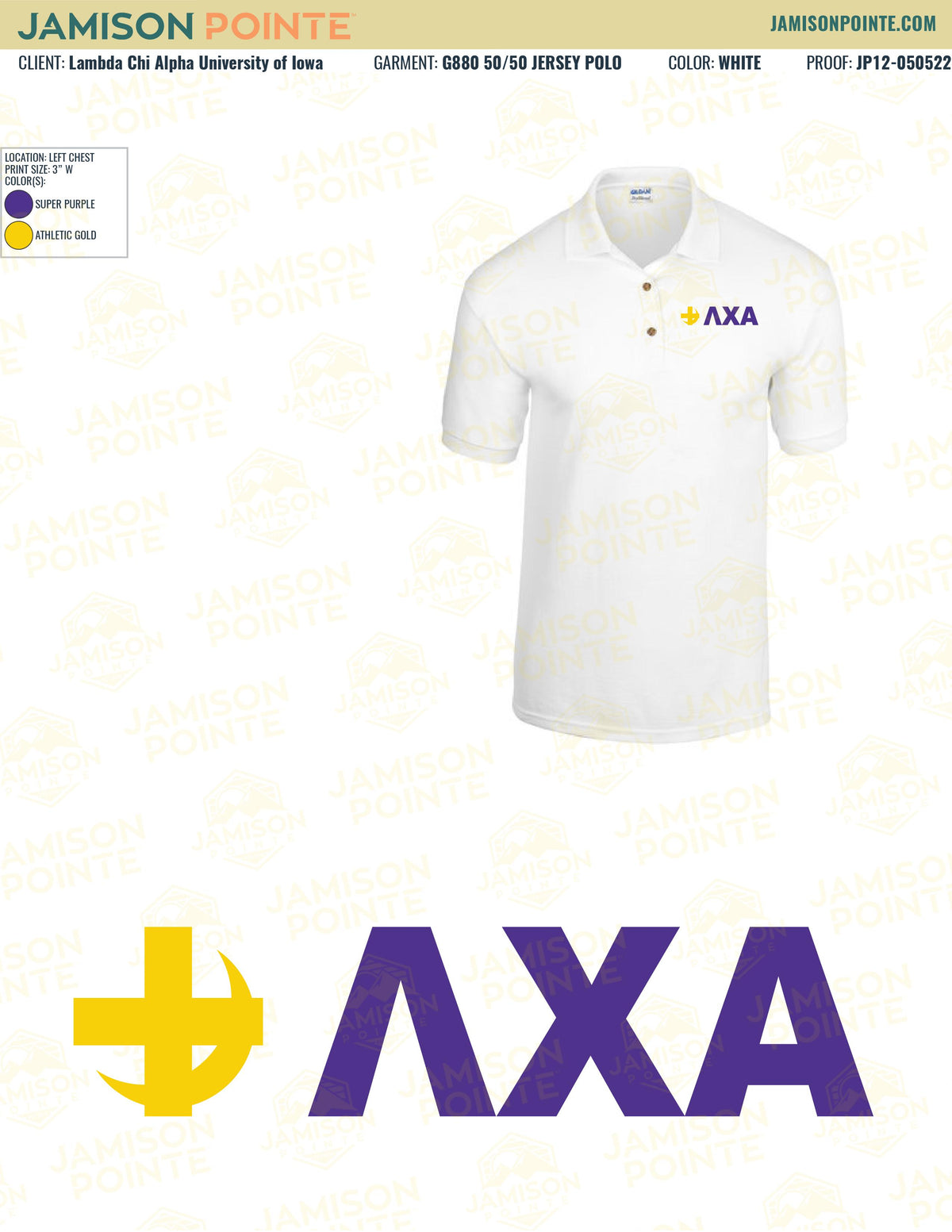 Lambda Chi Alpha University of Iowa Fall Polos