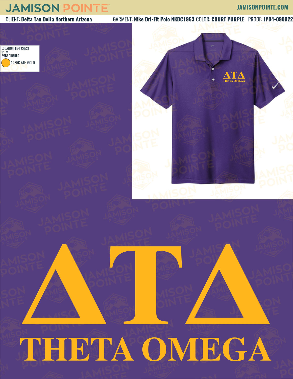 Delta Tau Delta Northern Arizona University Fall Polos