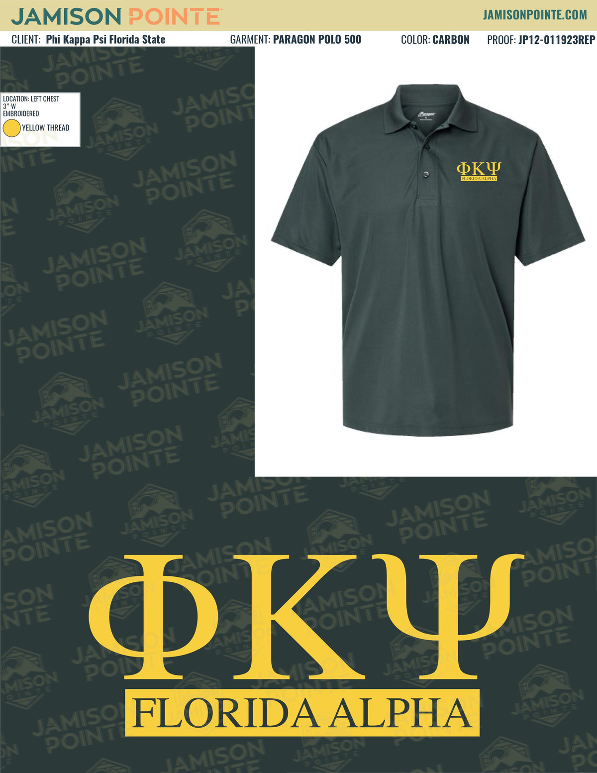 Phi Kappa Psi Florida State University Spring Polos