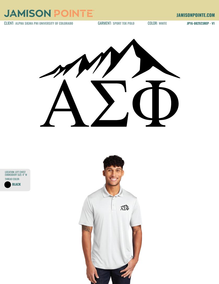 Alpha Sigma Phi University of Colorado Fall Polos