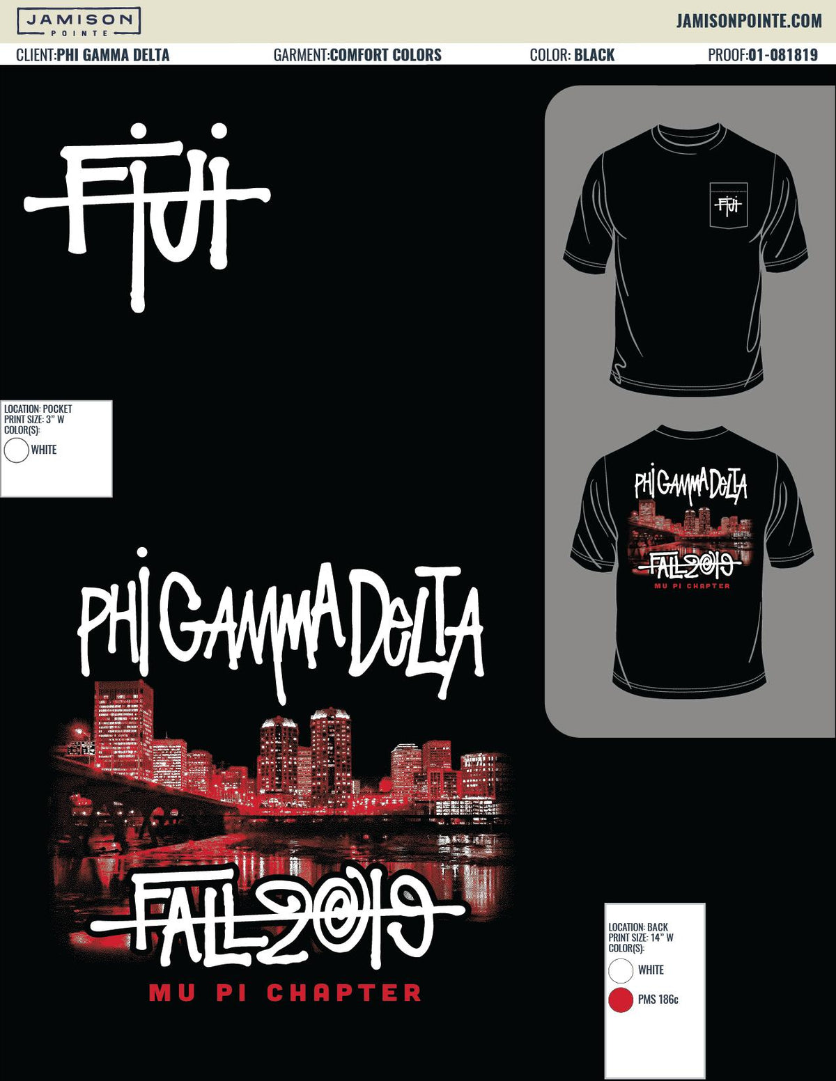 Phi Gamma Delta Virginia Commonwealth T-Shirt