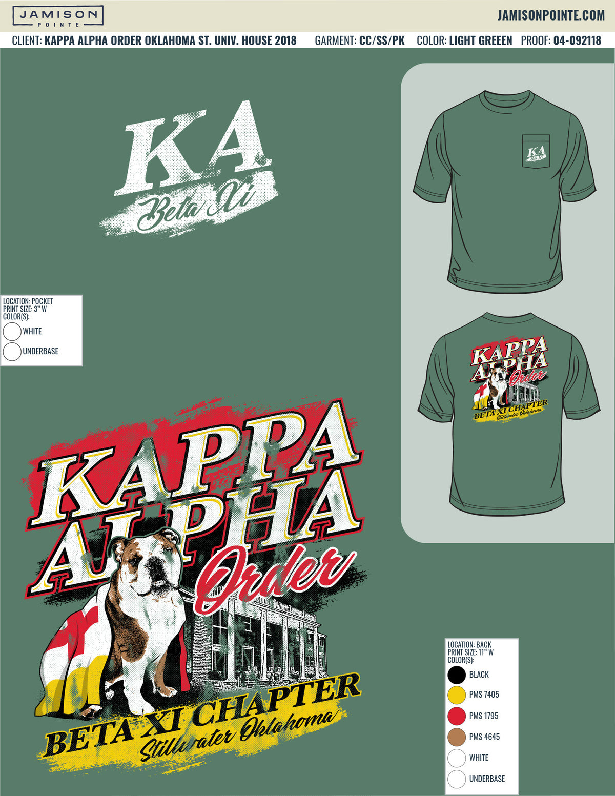 Kappa Alpha Order Oklahoma State University House T-Shirt