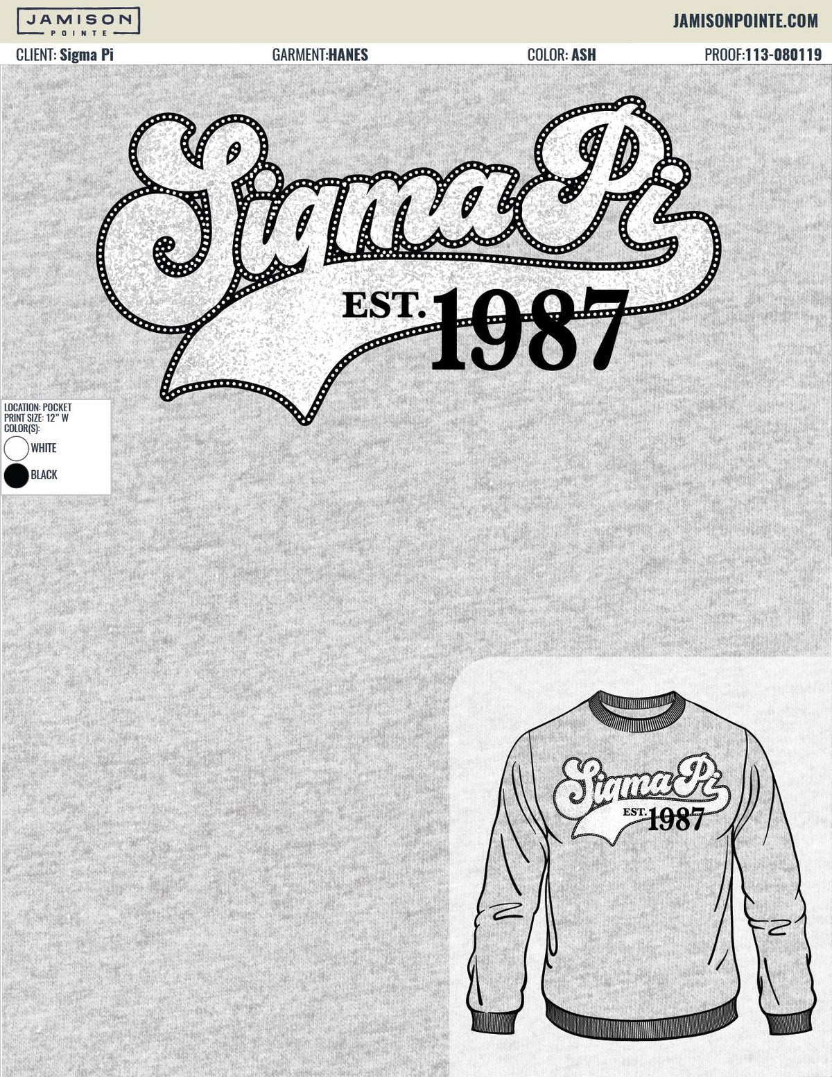 Sigma Pi Jeep Sweatshirt
