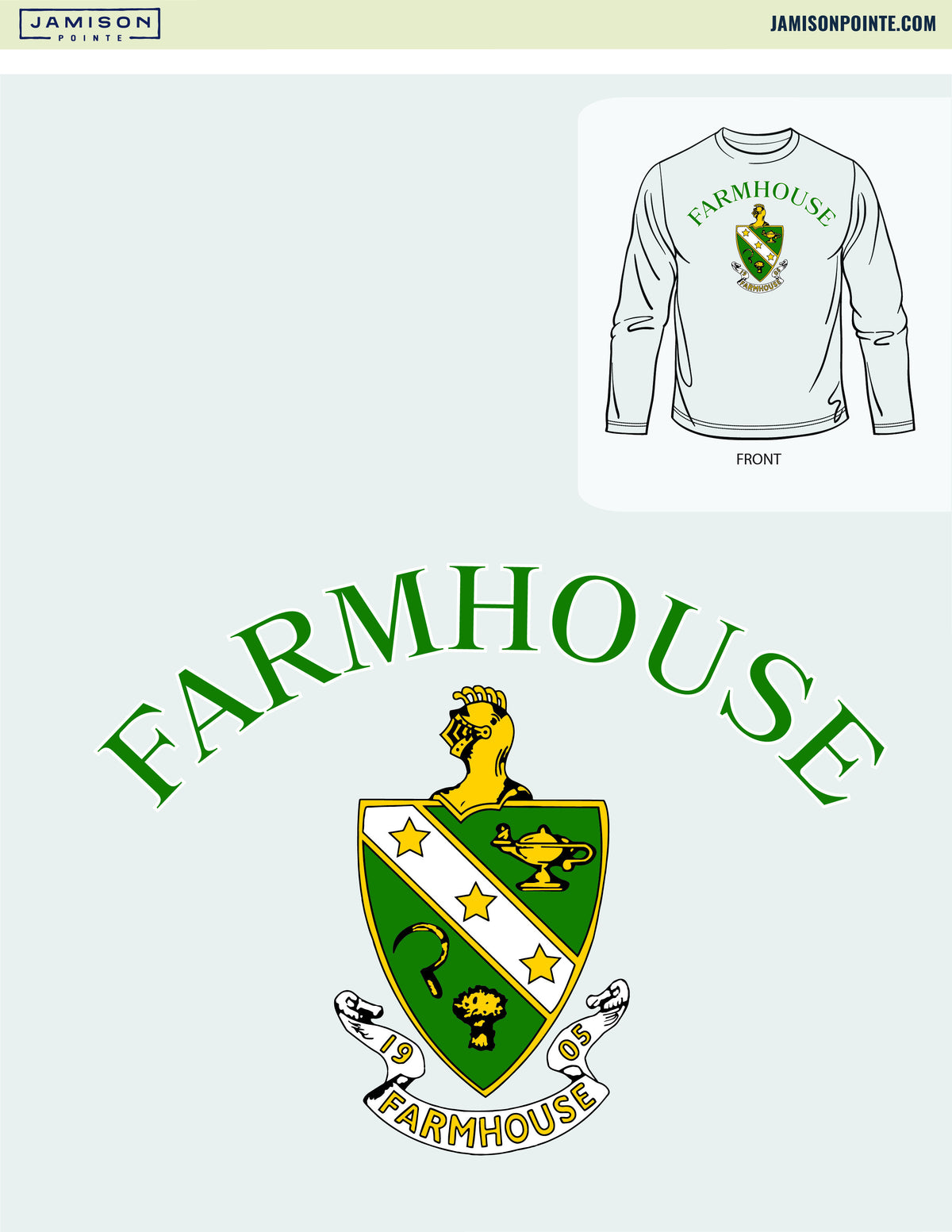 Farmhouse Crest Sweatshirt
