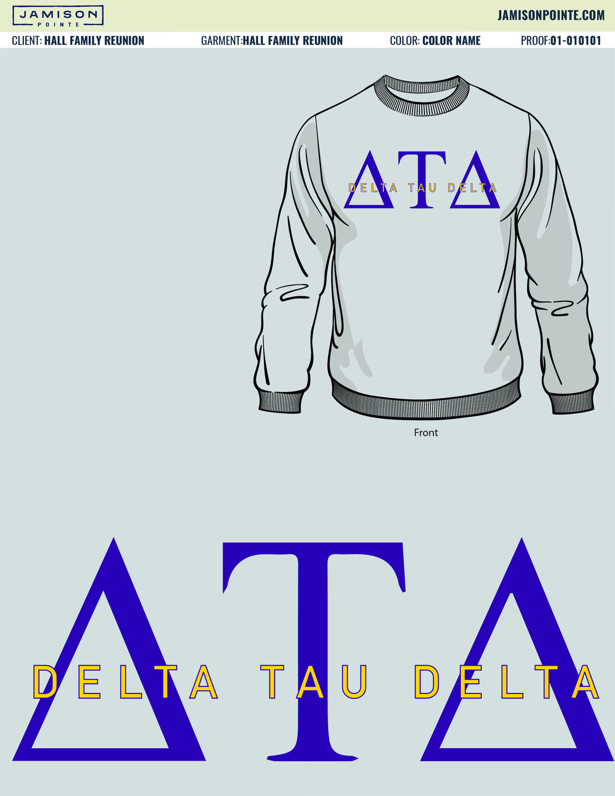Delta Tau Delta Old Navy Sweatshirt