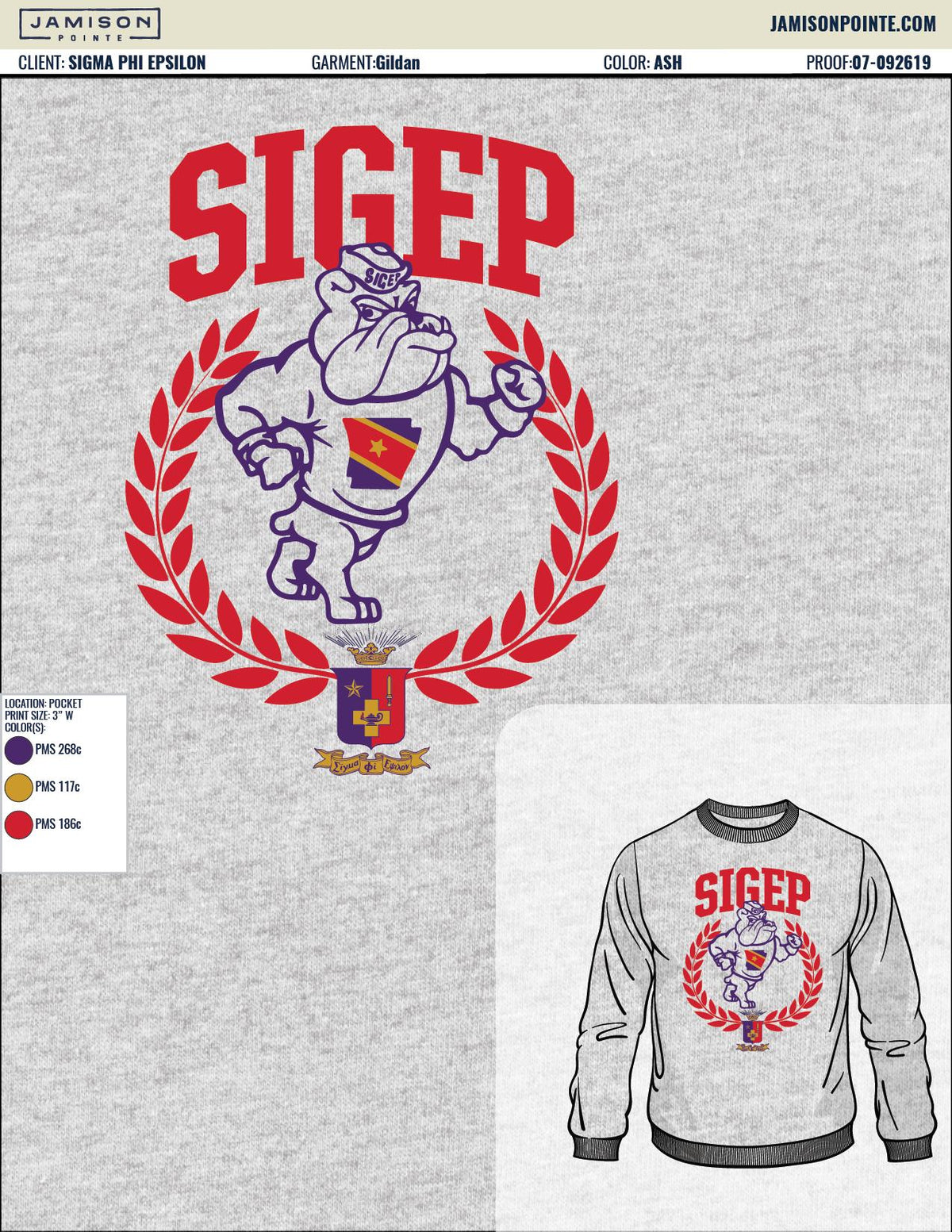 Sigma Phi Epsilon Arkansas Tech University Vintage Sweatshirt