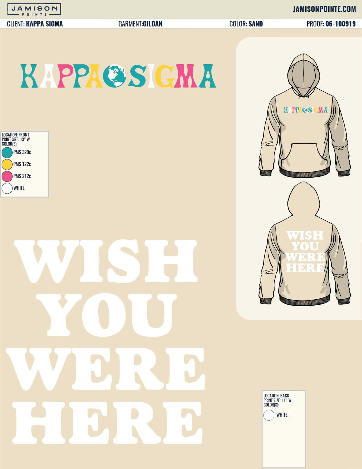 Kappa Sigma University of Nebraska Lincoln Hoodies