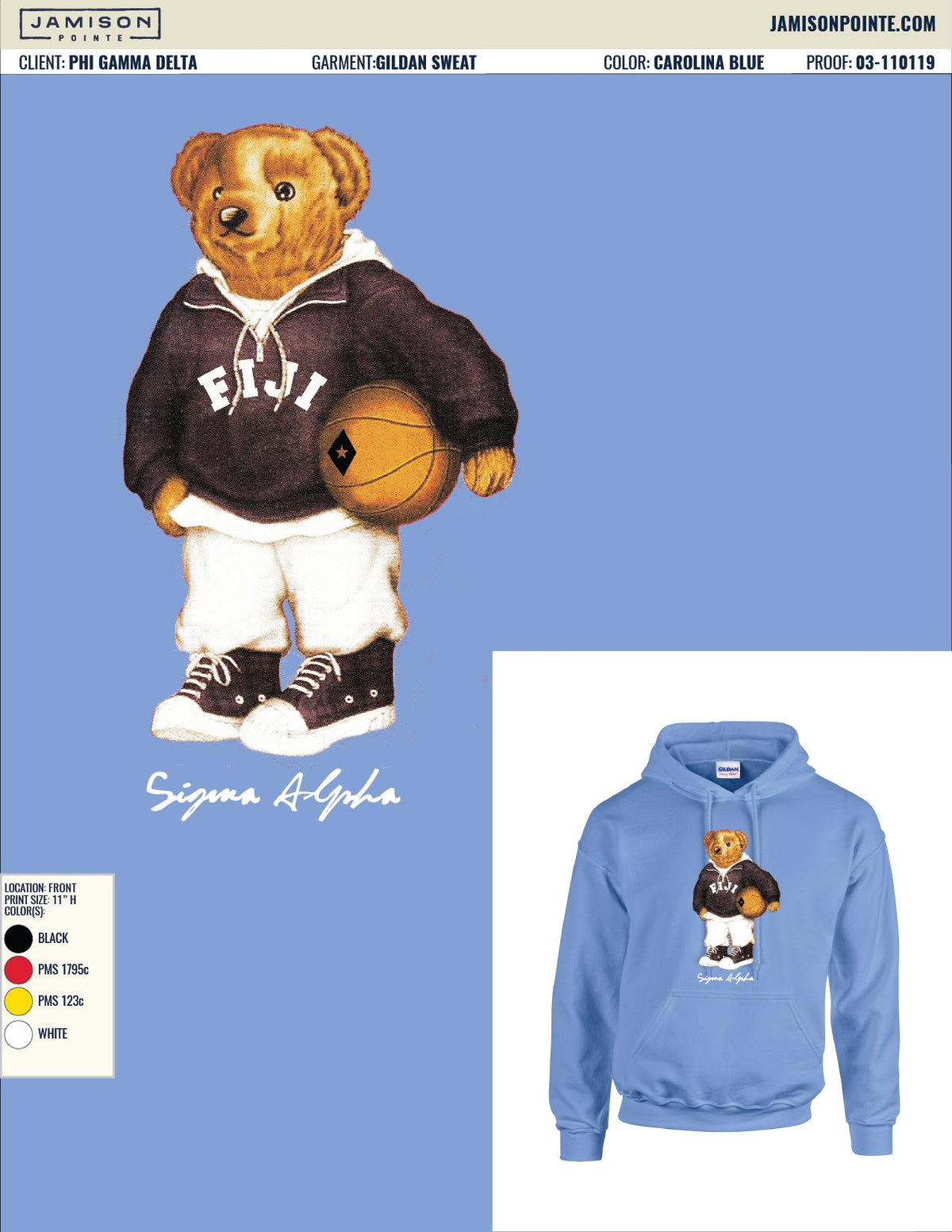 Phi Gamma Delta University of Texas at San Antonio Hoodies