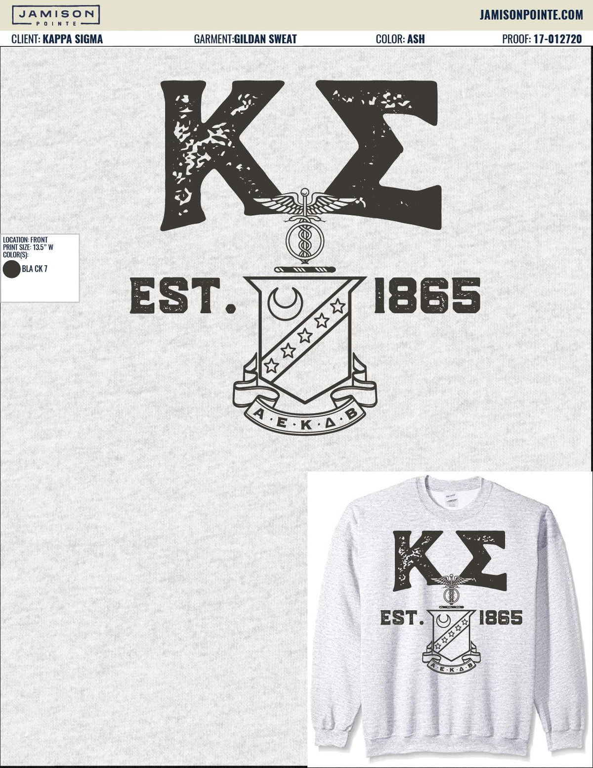 Kappa Sigma Georgia Tech Vintage Sweatshirts