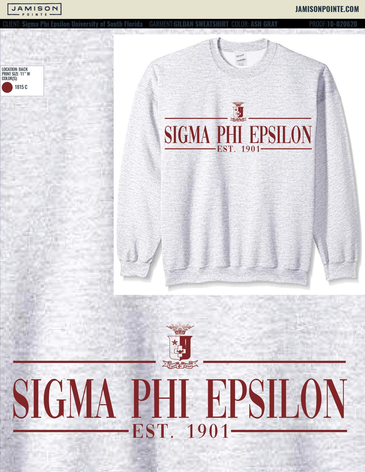 Sigma Phi Epsilon University of South Florida Vintage Sweatshirts