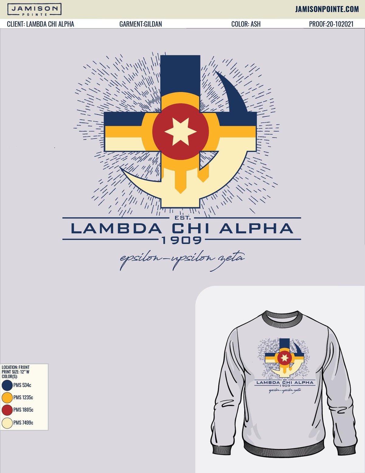 Lambda Chi Alpha University of Tulsa Vintage Sweatshirt