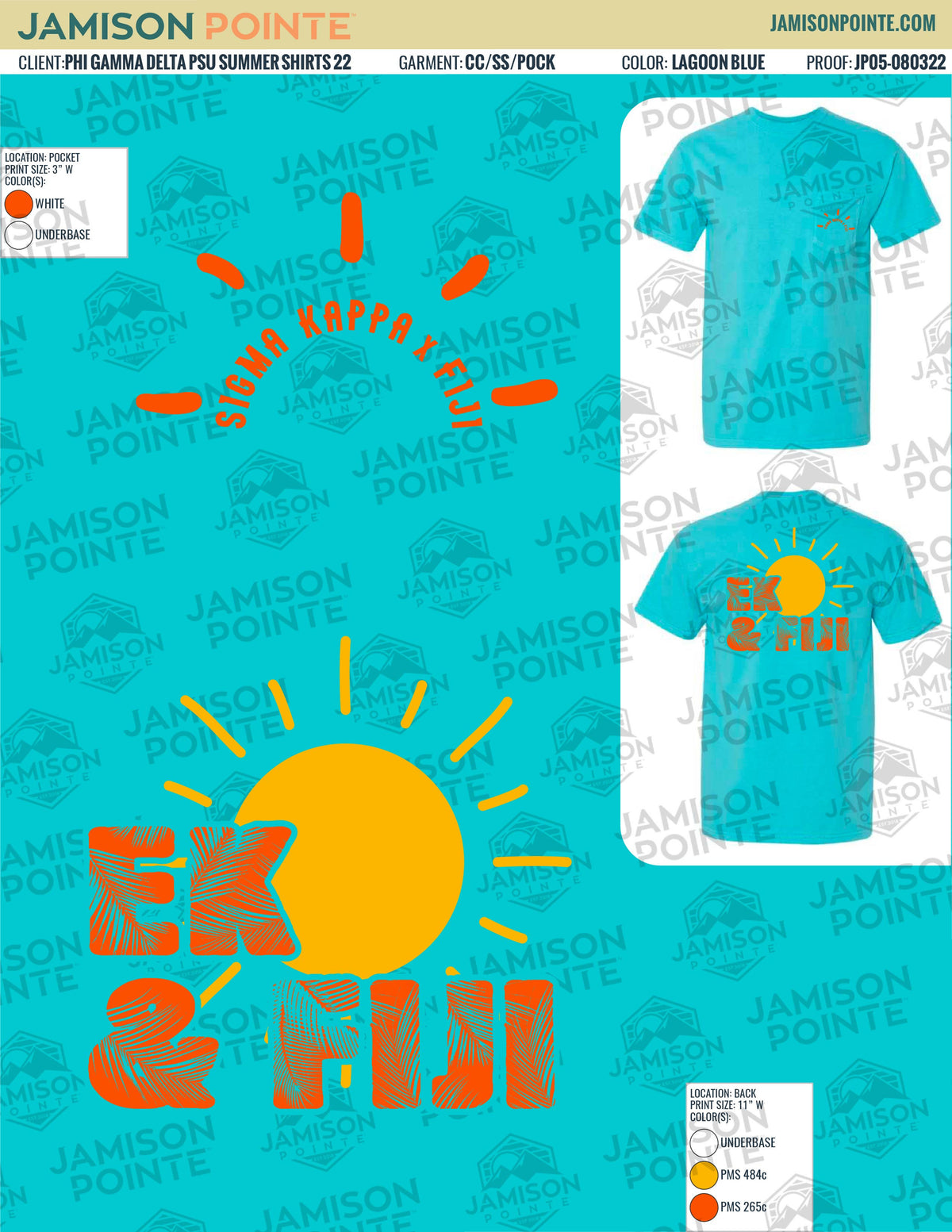 Phi Gamma Delta Penn State University Summer Shirts T-Shirt