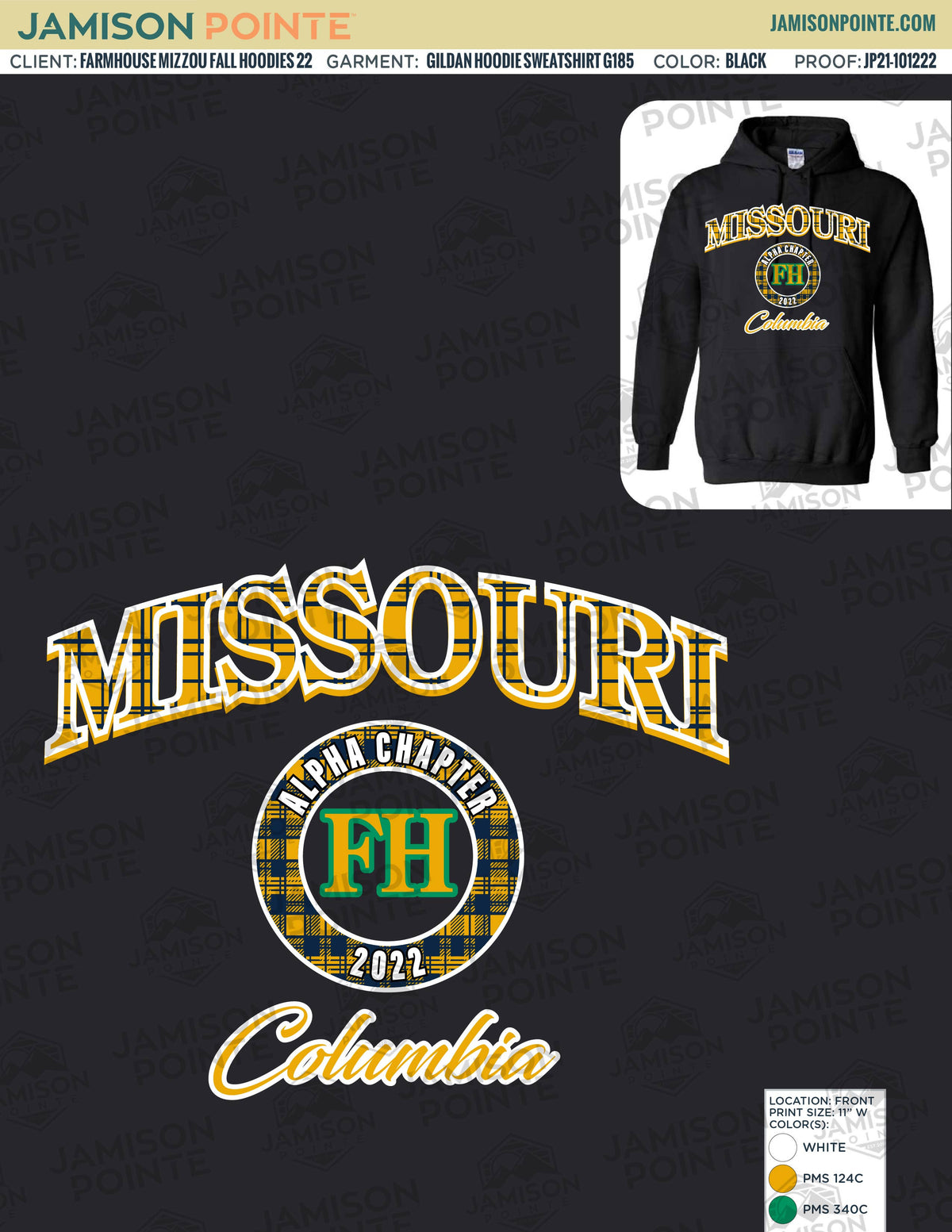 Farmhouse University of Missouri Fall Hoodies