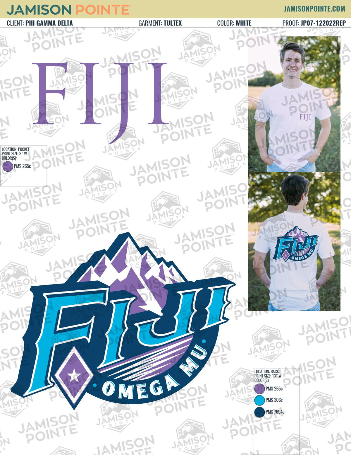 Phi Gamma Delta University of Maine Chapter Shirts T-Shirt