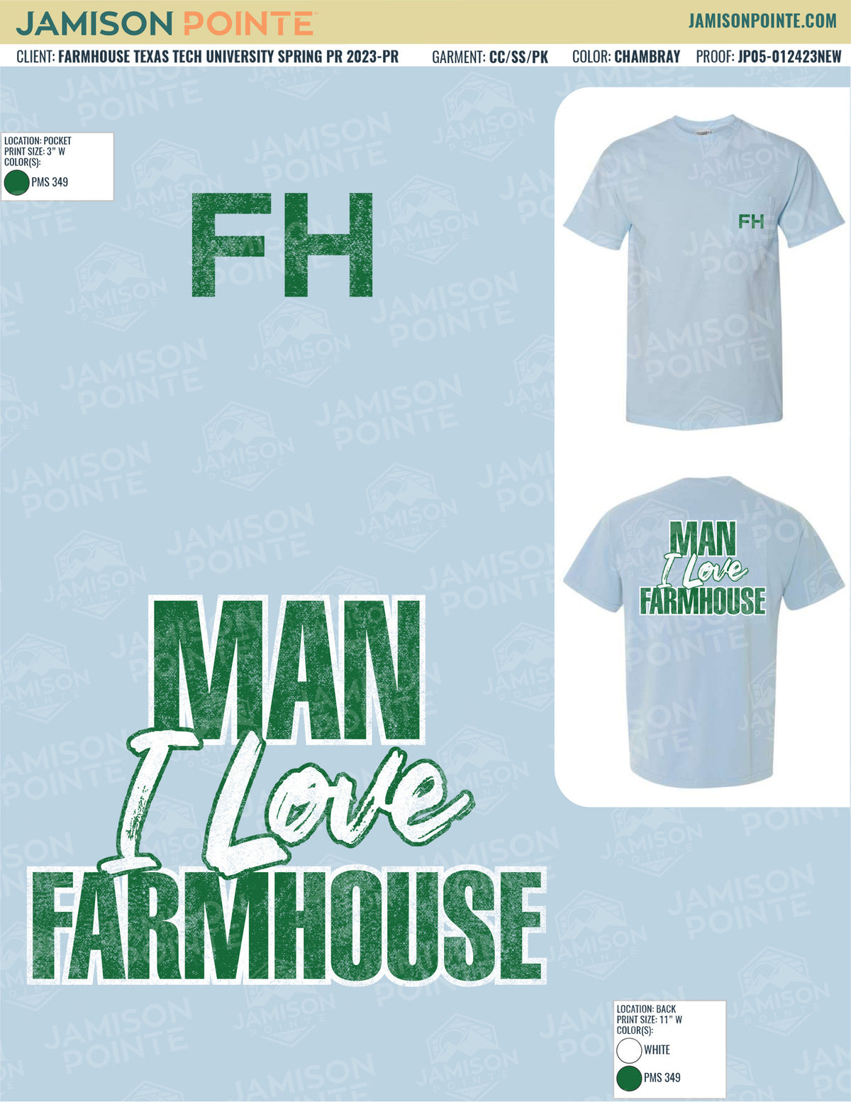 FarmHouse Texas Tech University Spring PR T-Shirt