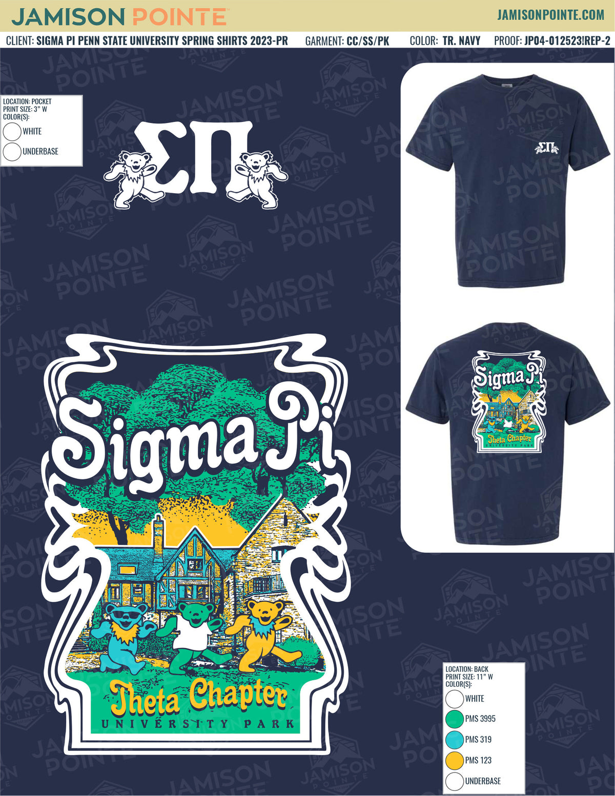 Sigma Pi Penn State University Spring Shirts T-Shirt