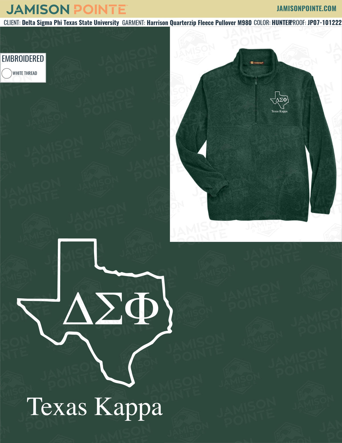Delta Sigma Phi Texas State University Fall Quarter Zips