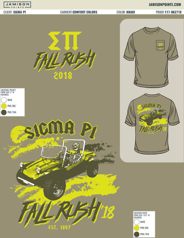 Sigma Pi Retro Automobile T-Shirt