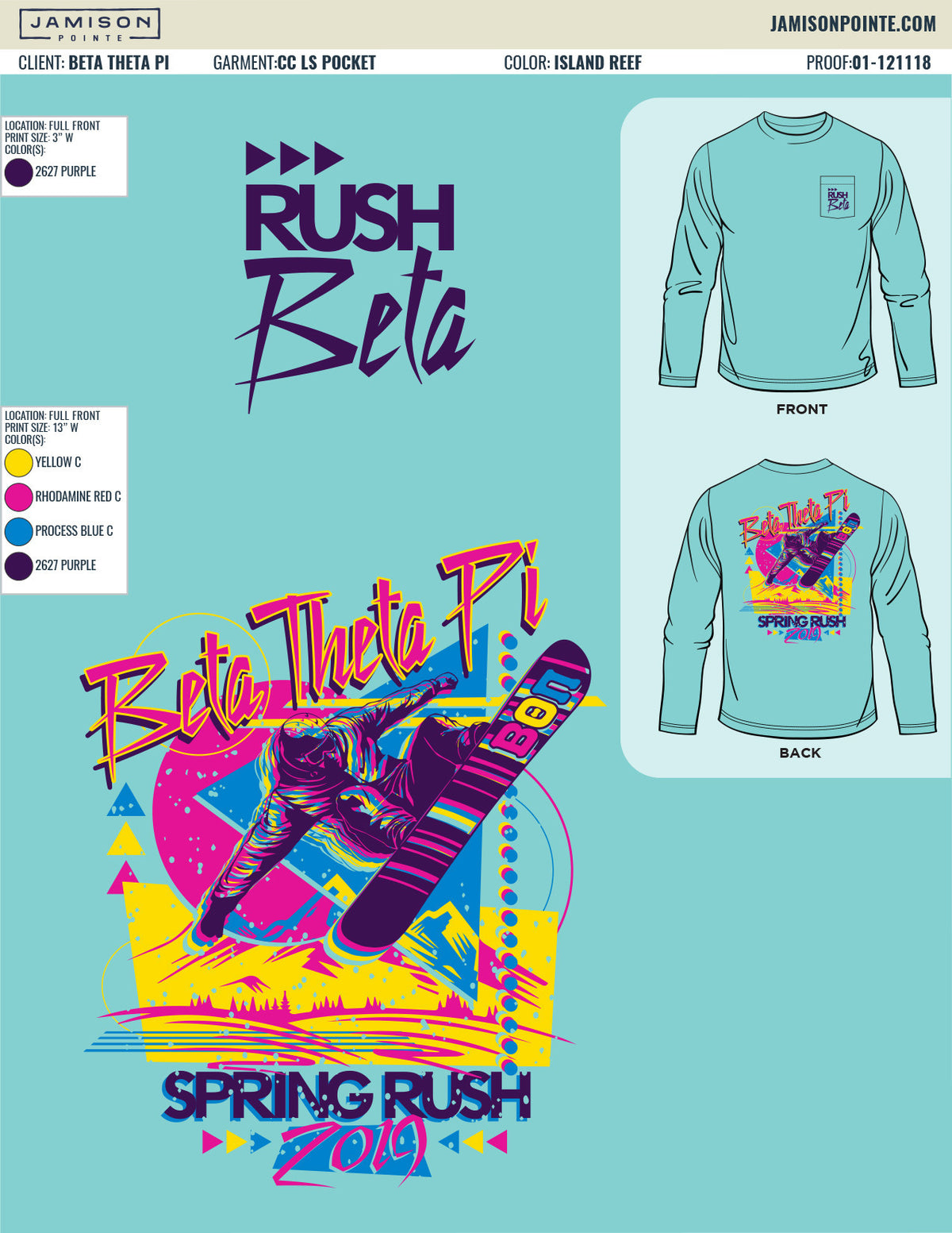 Beta Theta Pi Michigan State University Spring Rush T-Shirt