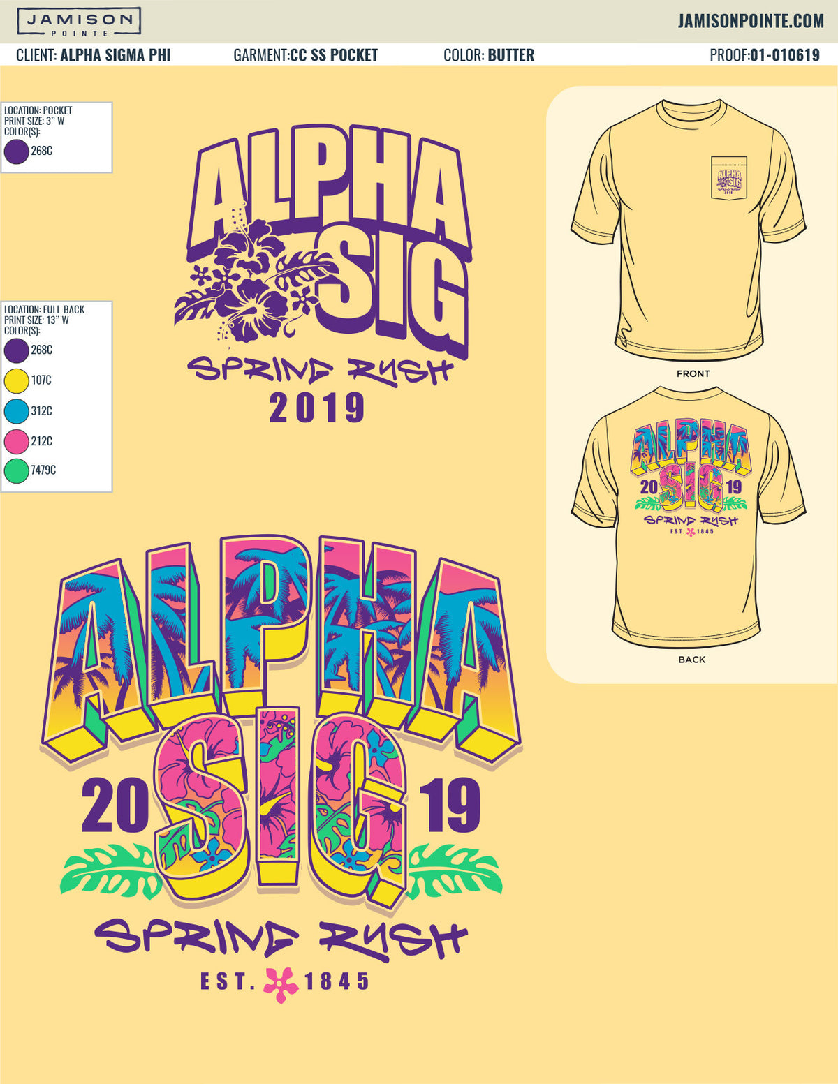 Alpha Sigma Phi University of Oklahoma Spring Rush T-Shirt