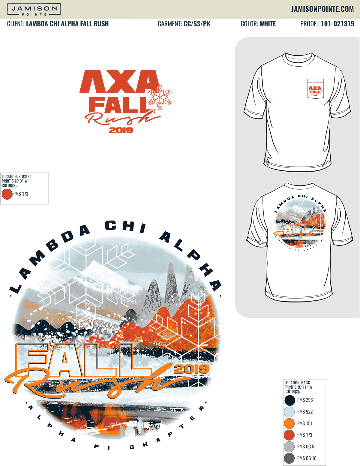 Lambda Chi Alpha Fall Rush T-Shirt