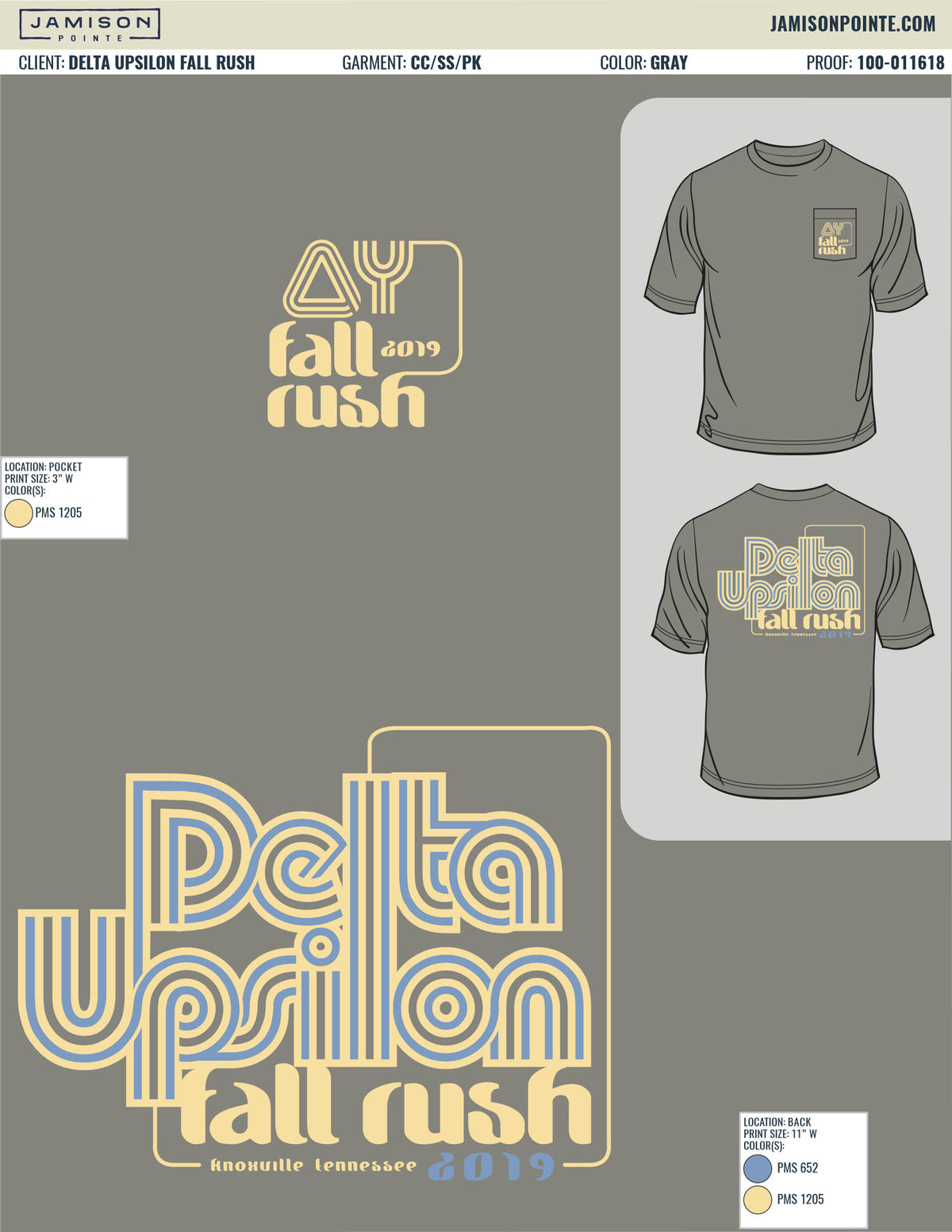 Delta Upsilon Fall Rush T-Shirt