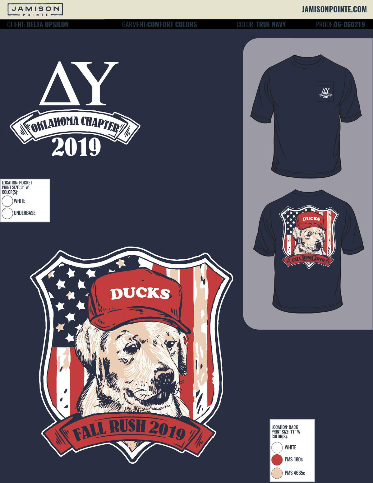 Delta Upsilon University of Oklahoma Fall Rush T-Shirt