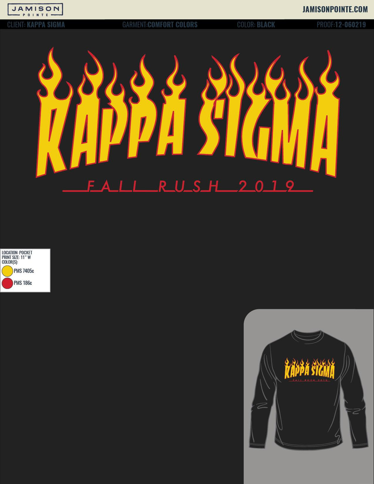 Kappa Sigma Boise State University Fall Rush T-Shirt