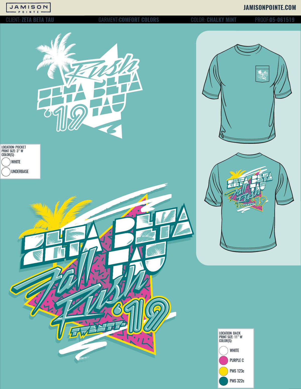 Zeta Beta Tau University of Missouri Fall Rush T-Shirt
