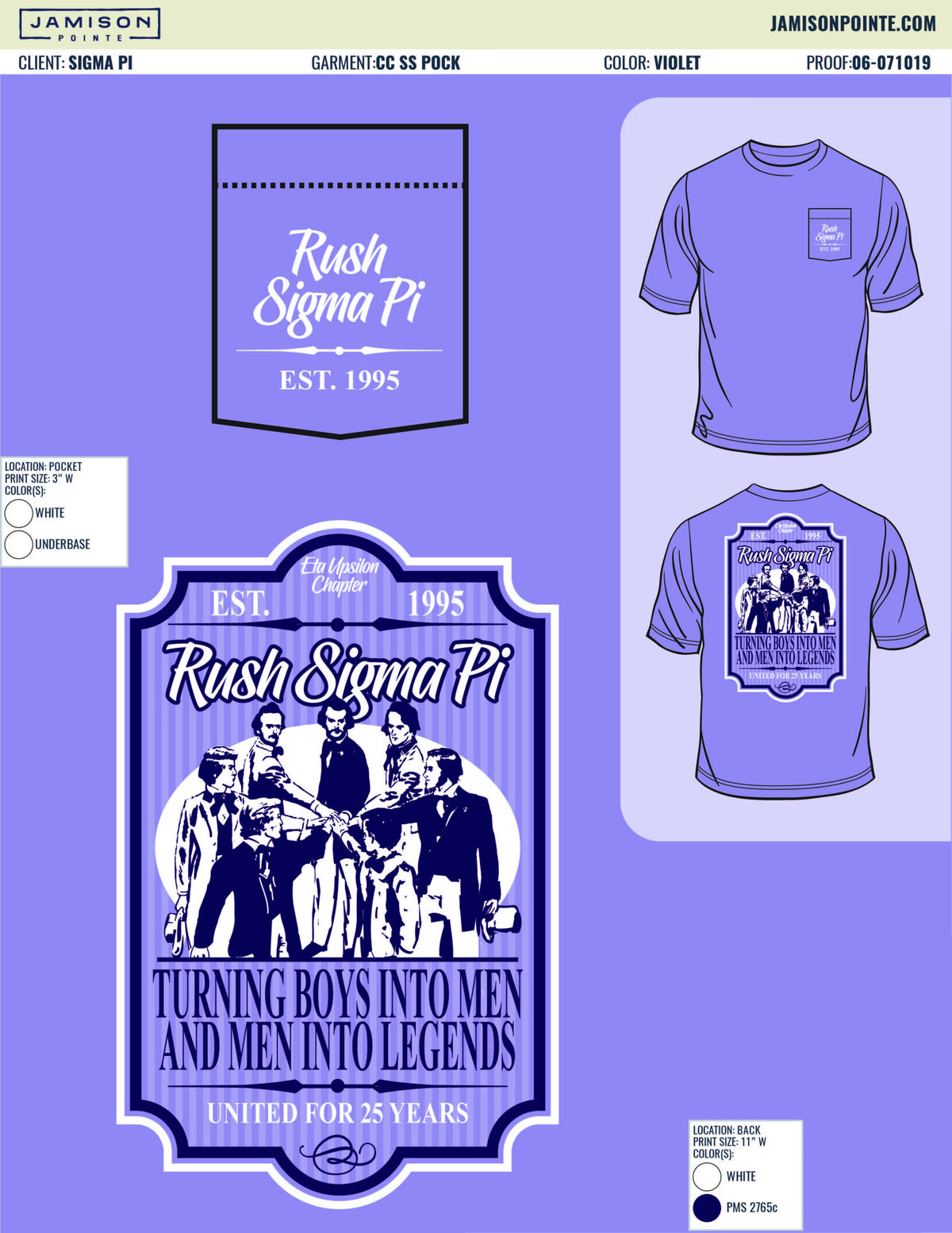 Sigma Pi University of California Irvine Fall Rush T-Shirt