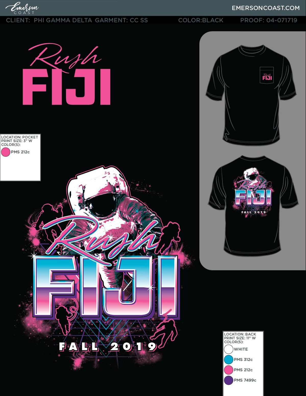 Phi Gamma Delta Western Kentucky University Fall Rush T-Shirt