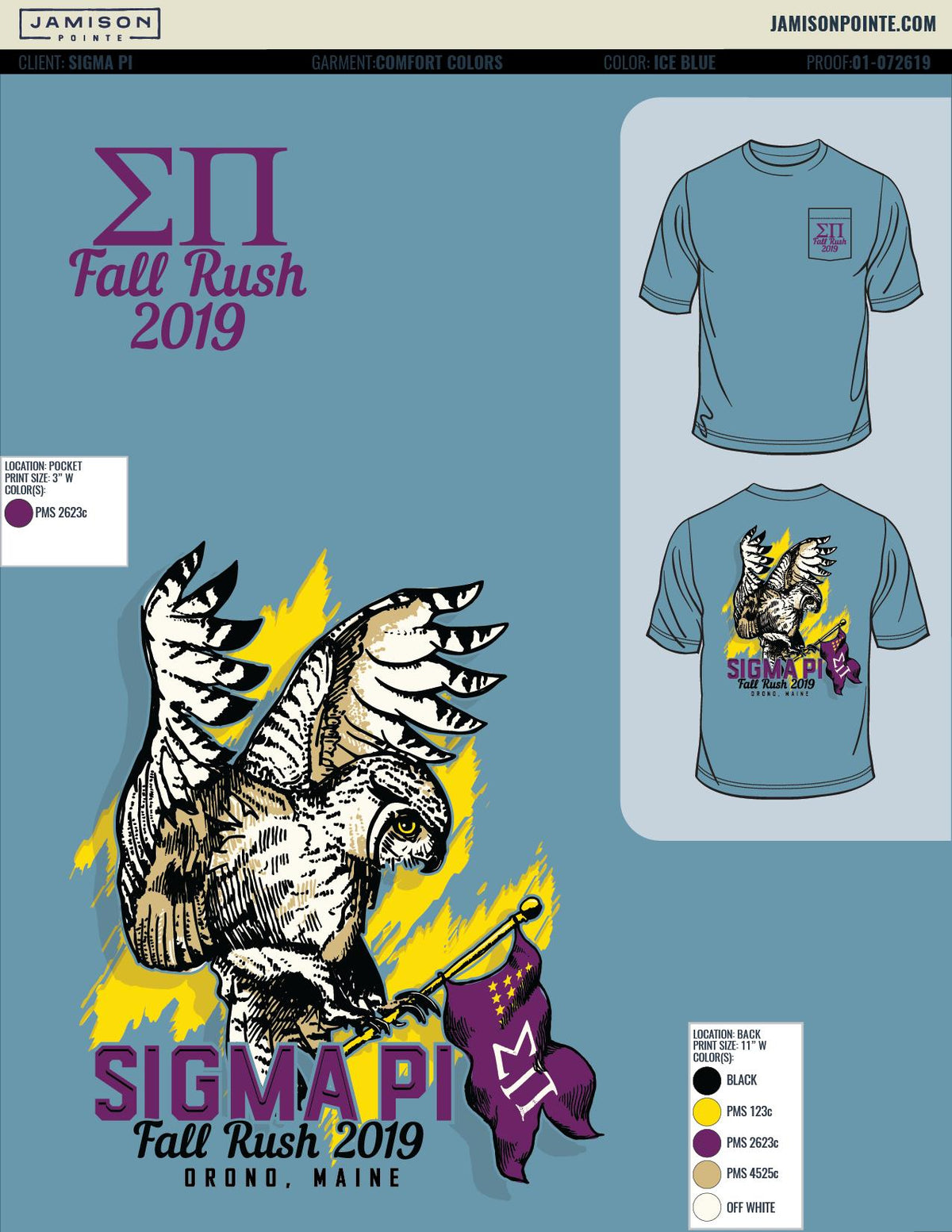 Sigma Pi University of Maine Fall Rush T-Shirt