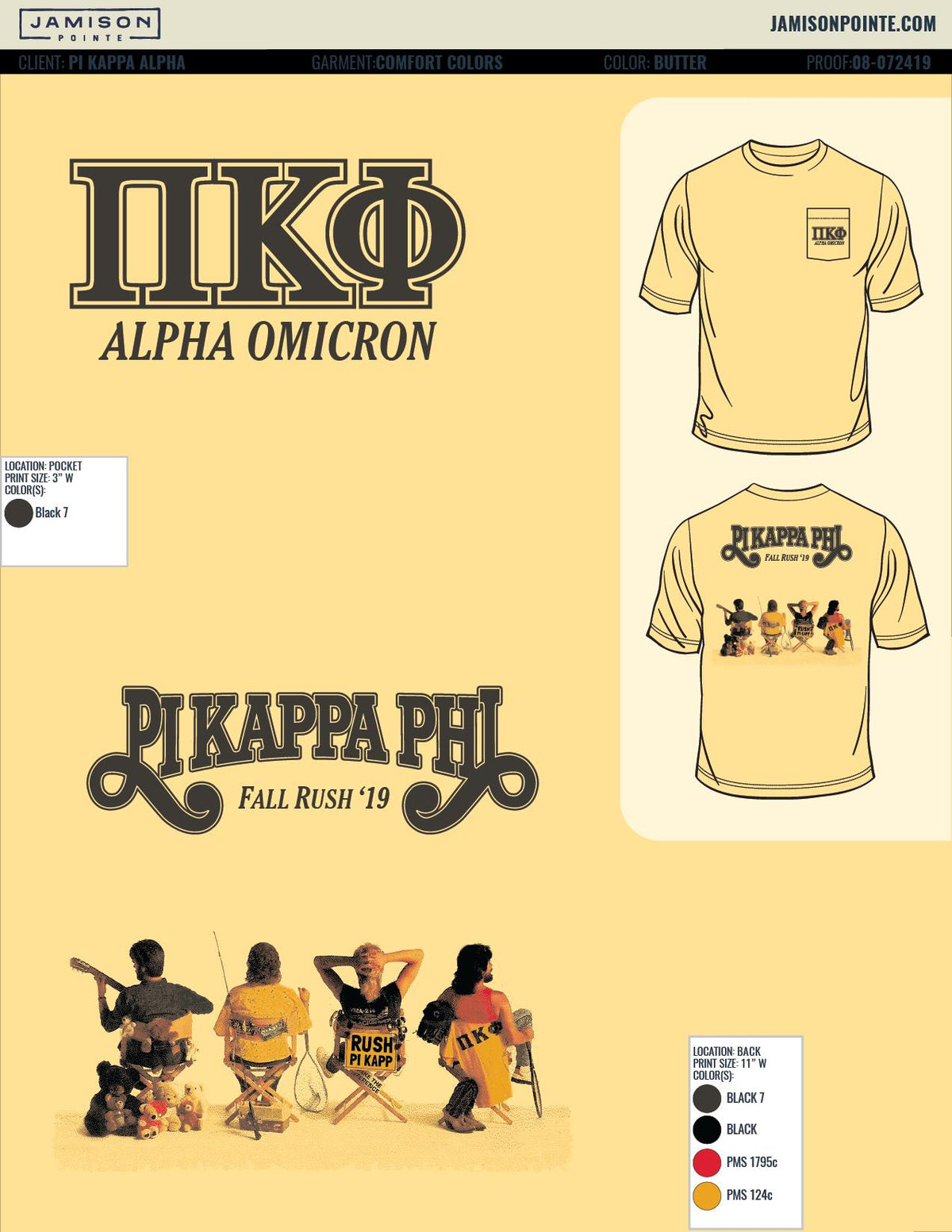 Pi Kappa Alpha Iowa State University Fall Rush T-Shirt